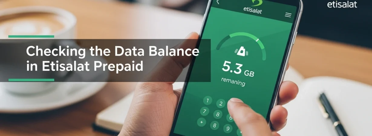 Checking the Data balance in Etisalat Prepaid