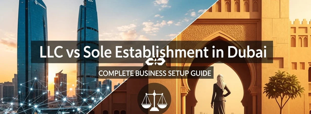Difference Between LLC and Sole Establishment in Dubai Complete Business Setup Guide