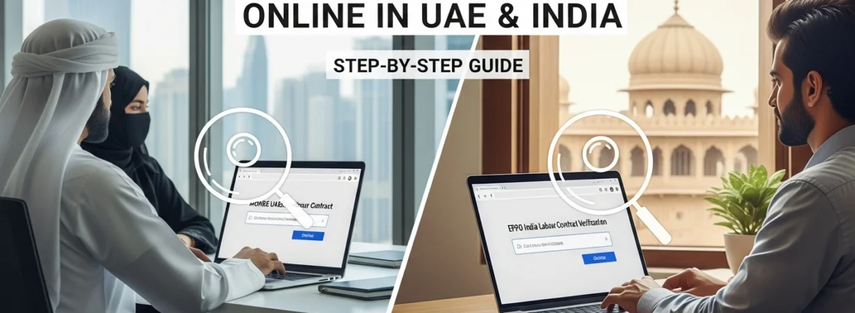 How to Check Labour Contract Online in UAE & India Step-by-Step Guide