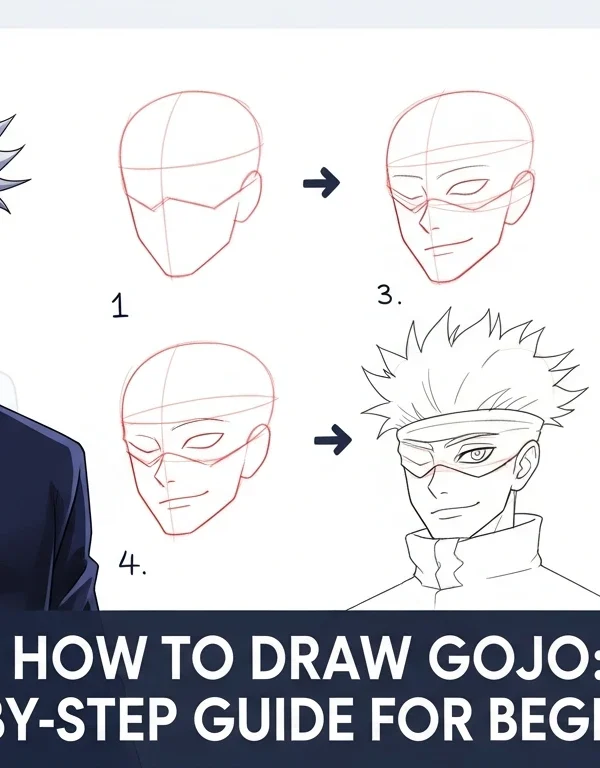 How to Draw Gojo Step-by-Step Guide for Beginners