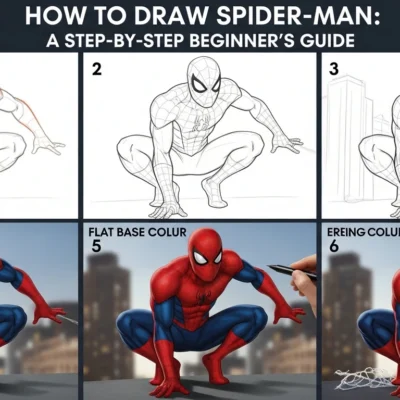 How to Draw Spiderman A Step-by-Step Beginner’s Guide