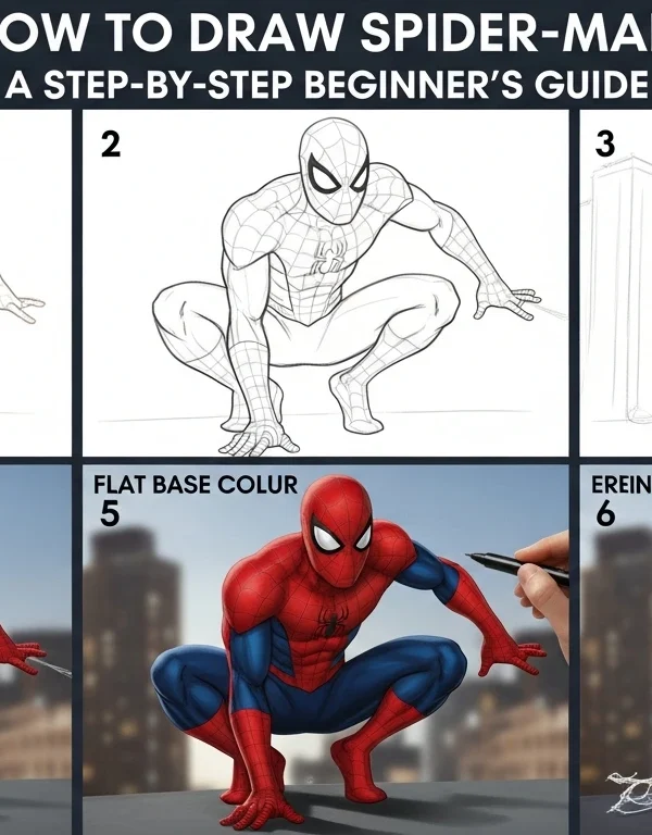 How to Draw Spiderman A Step-by-Step Beginner’s Guide
