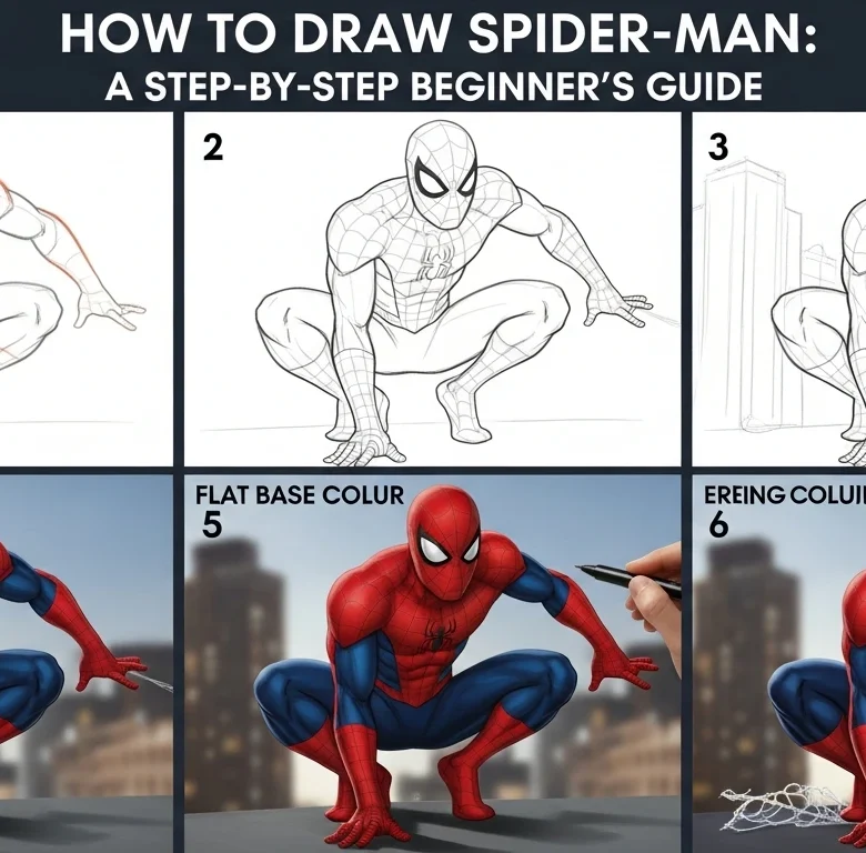 How to Draw Spiderman A Step-by-Step Beginner’s Guide