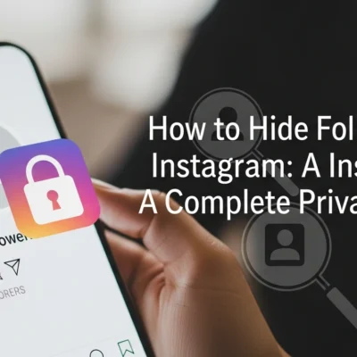 How to Hide Followers on Instagram A Complete Privacy Guide