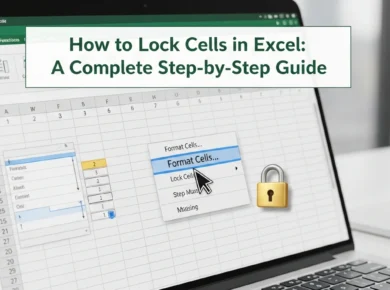 How to Lock Cells in Excel A Complete Step-by-Step Guide