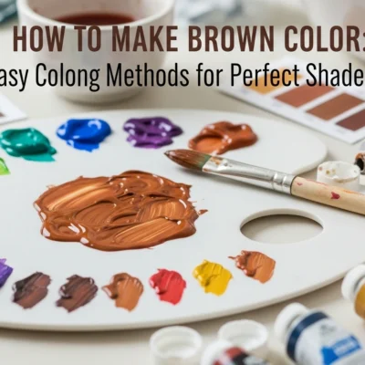 How to Make Brown Color Easy Color Mixing Methods for Perfect Shades