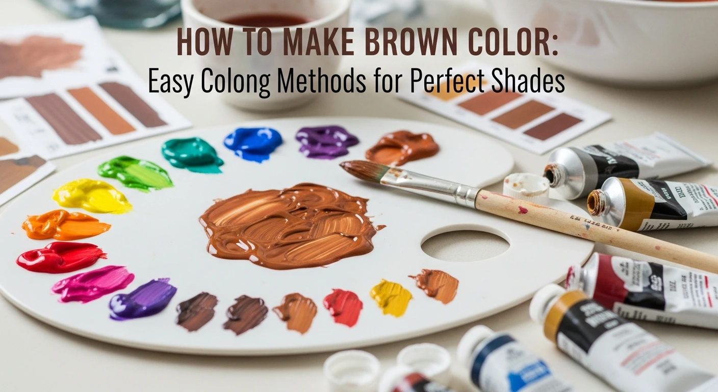 How to Make Brown Color – Easy Color Mixing Guide