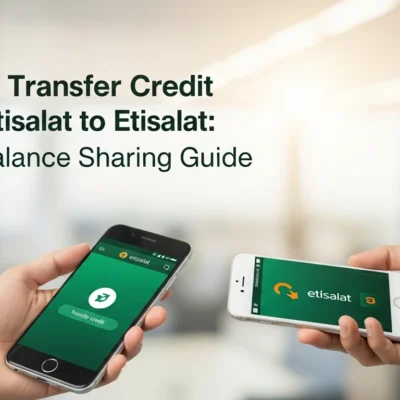 How to Transfer Credit from Etisalat to Etisalat Easy Balance Sharing Guide