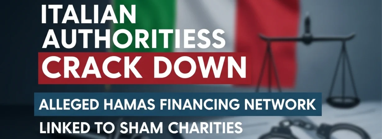 Italian Authorities Crack Down on Alleged Hamas Financing Network Linked to Sham Charities