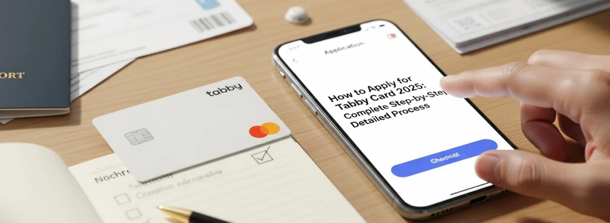 Make a feature image for my blog titled How to Apply for Tabby Card 2025 Complete Step-by-Step Detailed Process