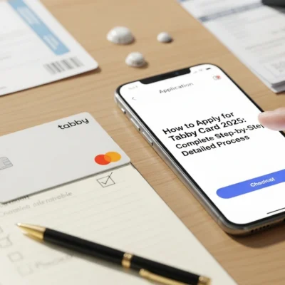 Make a feature image for my blog titled How to Apply for Tabby Card 2025 Complete Step-by-Step Detailed Process