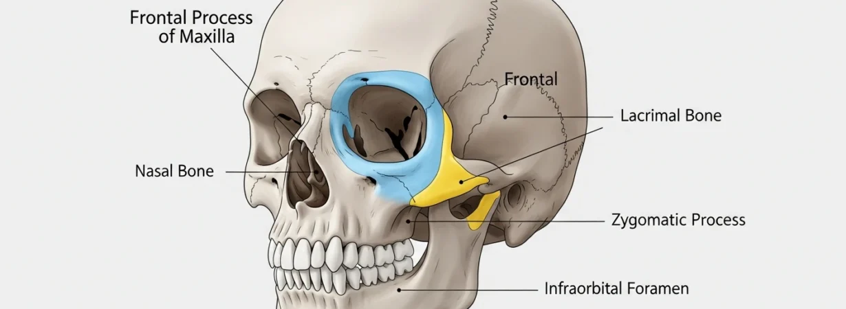 Frontal Process of Maxilla Structure, Location, and Clinical Importance