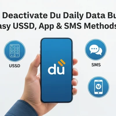 How to Deactivate du Daily Data Bundle Easy USSD, App & SMS Methods