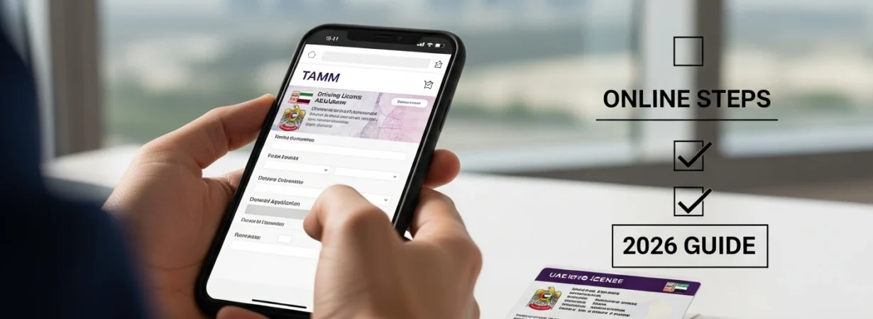 How to Renew Driving License in Abu Dhabi Simple Online Steps via TAMM (2026 Guide)