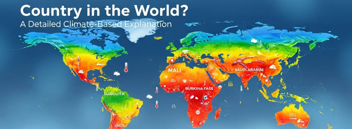 what is the hottest country in the world