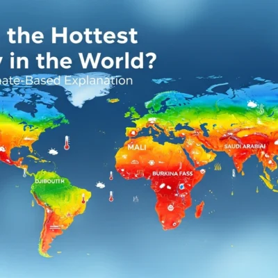 what is the hottest country in the world