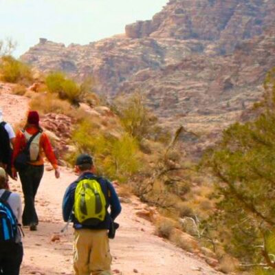 hiking trails in dana biosphere reserve