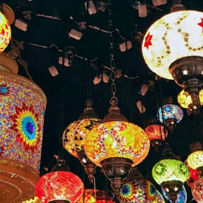 lantern streets in Arab cities