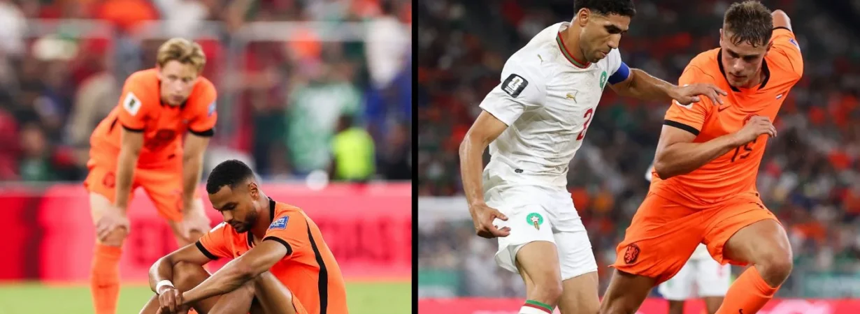 Morocco vs Netherlands Round of 32 highlights