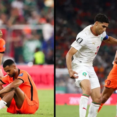 Morocco vs Netherlands Round of 32 highlights