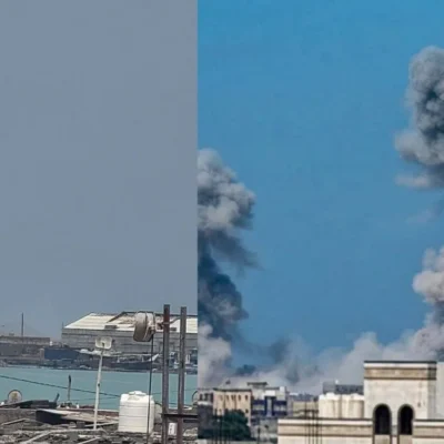 Houthis missile and drone assault