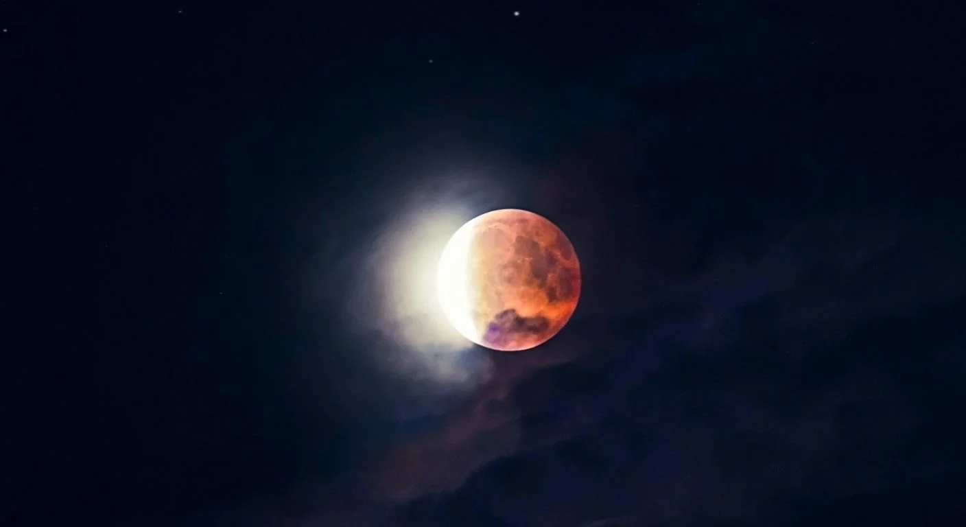 Egypt partial lunar eclipse