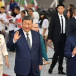 Xi Jinping arrives in Egypt