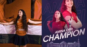 Amina Orfi Squash World No 1