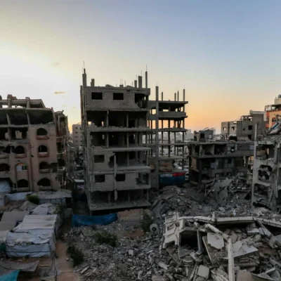 gaza building collapse risk